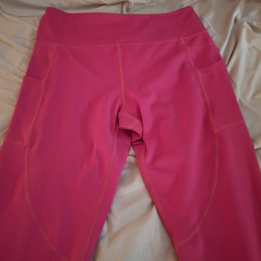 ZYIA Bright Pink Women's Leggings - Picture 4 of 12